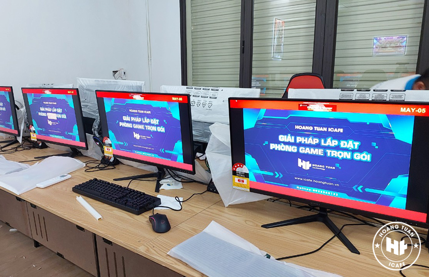 Hoang Tuan icafe - Lắp đặt trọn gói chuỗi phòng net QKN Gaming Center 2 - Ba Vì