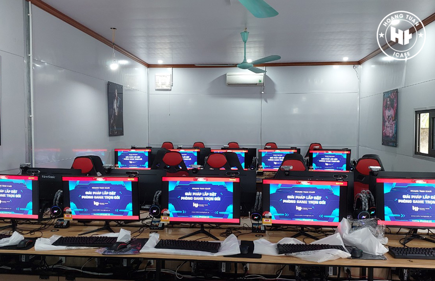 Hoang Tuan icafe - Lắp đặt trọn gói phòng net NT Gaming - Hà Nam