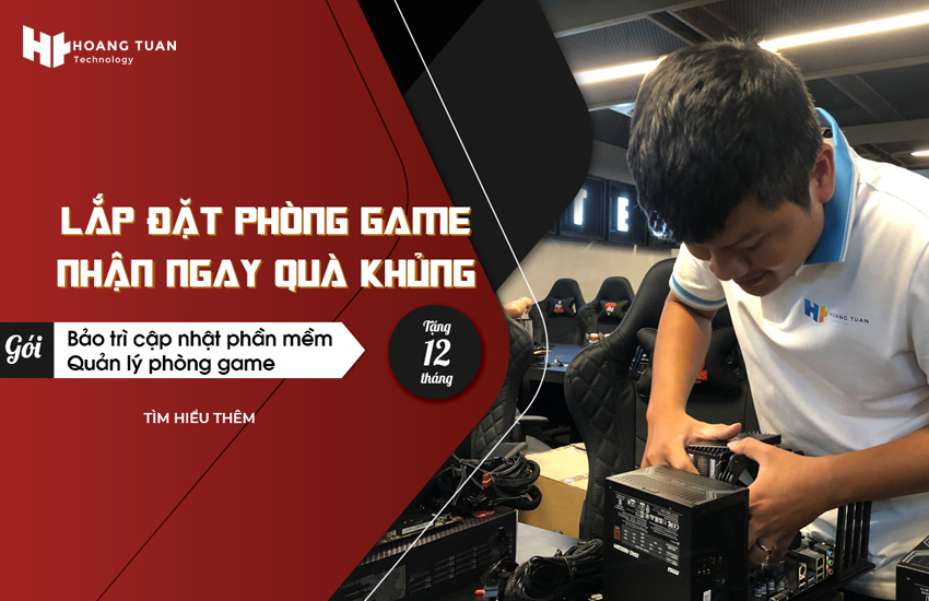 Toàn cảnh quy trình lắp đặt trọn gói cyber game Sparatcus Gaming Center - 146 Phạm Văn Đồng