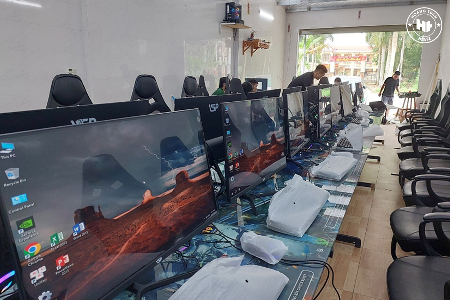 Hoang Tuan icafe lắp đặt trọn gói phòng net 96 Gaming Hải Dương