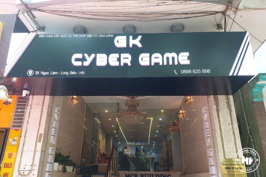 Lắp đặt trọn gói phòng net GK Cyber Gaming tại Ngọc Lâm, Long Biên, Hà Nội