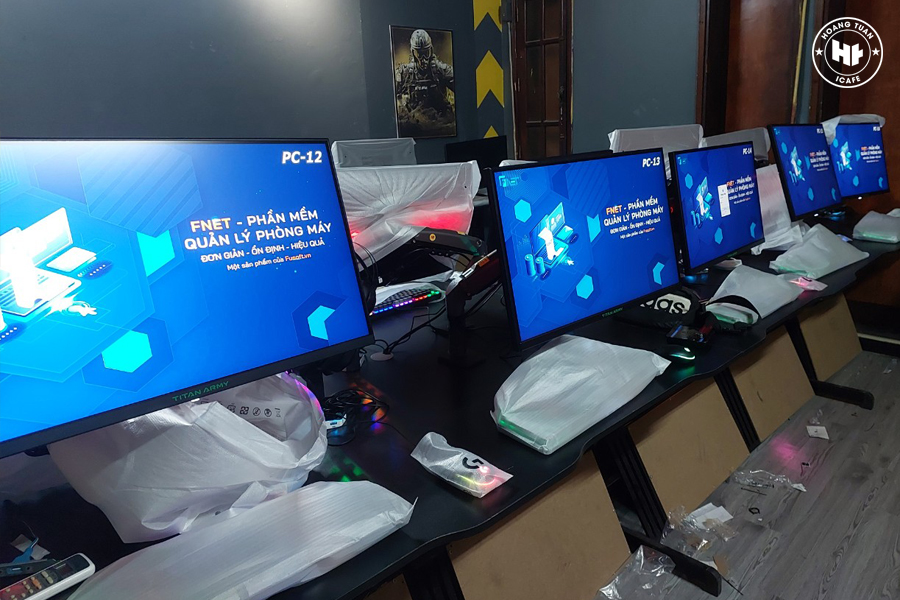 Hoang Tuan icafe lắp đặt trọn gói phòng net Dũng Con Gaming Center