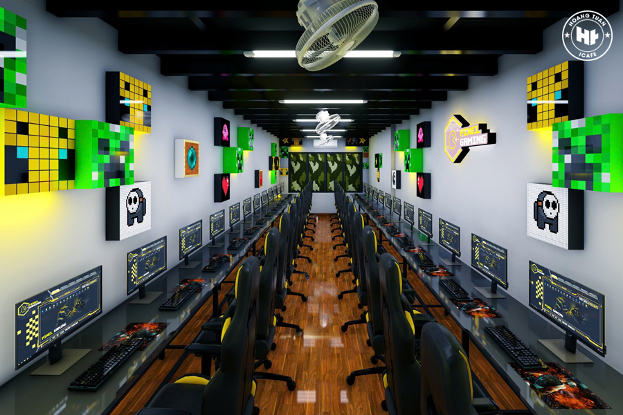 Lắp đặt trọn gói cyber game mini Pixel Gaming - Địa điểm chơi game lý tưởng mới tại Tương Mai, Hà Nội