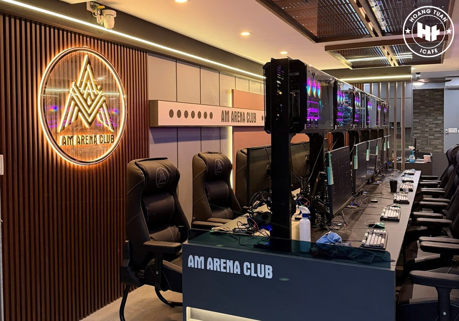Lắp đặt AM Arena Club Thái Nguyên - phòng game 20PC cao cấp 