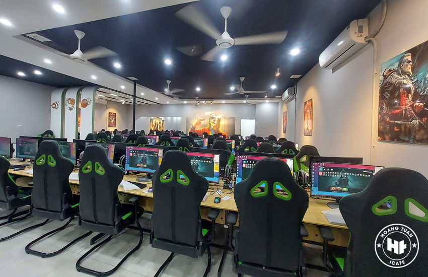 Hoang Tuan icafe lắp đặt trọn gói cyber game HBG Gaming - Hòa Bình