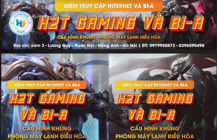 Hoang Tuan icafe lắp đặt trọn gói cyber game mini tại Đông Anh - Hà Nội