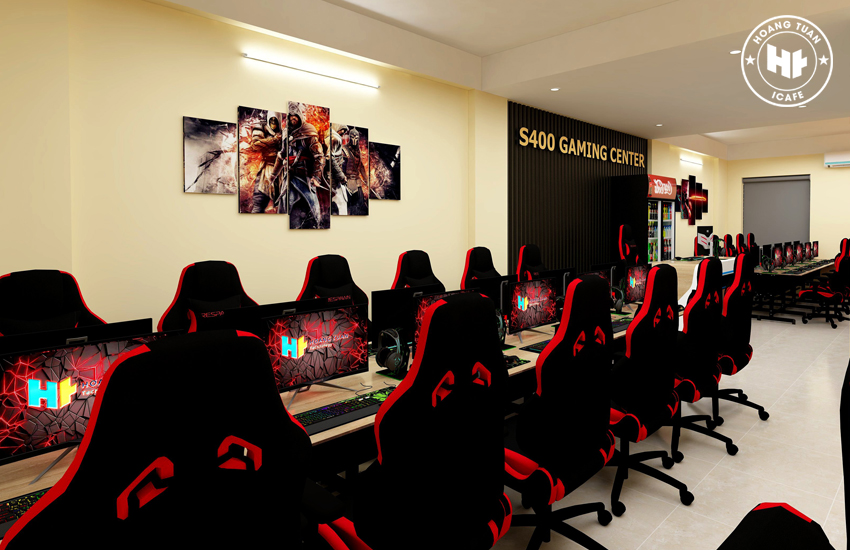 Lắp đặt trọn gói phòng game S400 Gaming Center - Hà Đông - Hà Nội trước TẾT