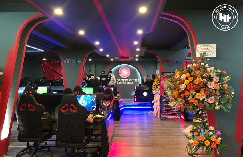 Hoang Tuan icafe thiết kế và vận hành cyber game VNS Gaming Center 