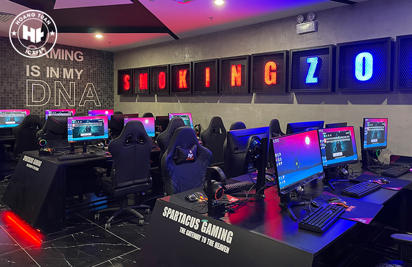 Dự án lắp đặt cyber game Spartacus Gaming Center - Số 10 Trần Phú, Hà Nội